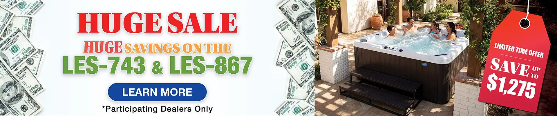 Calspas hot tub being used in a family setting - San Buenaventura